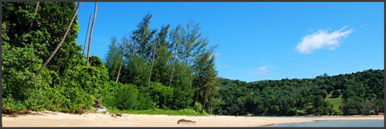 Layan Beach auf der Insel Phuket